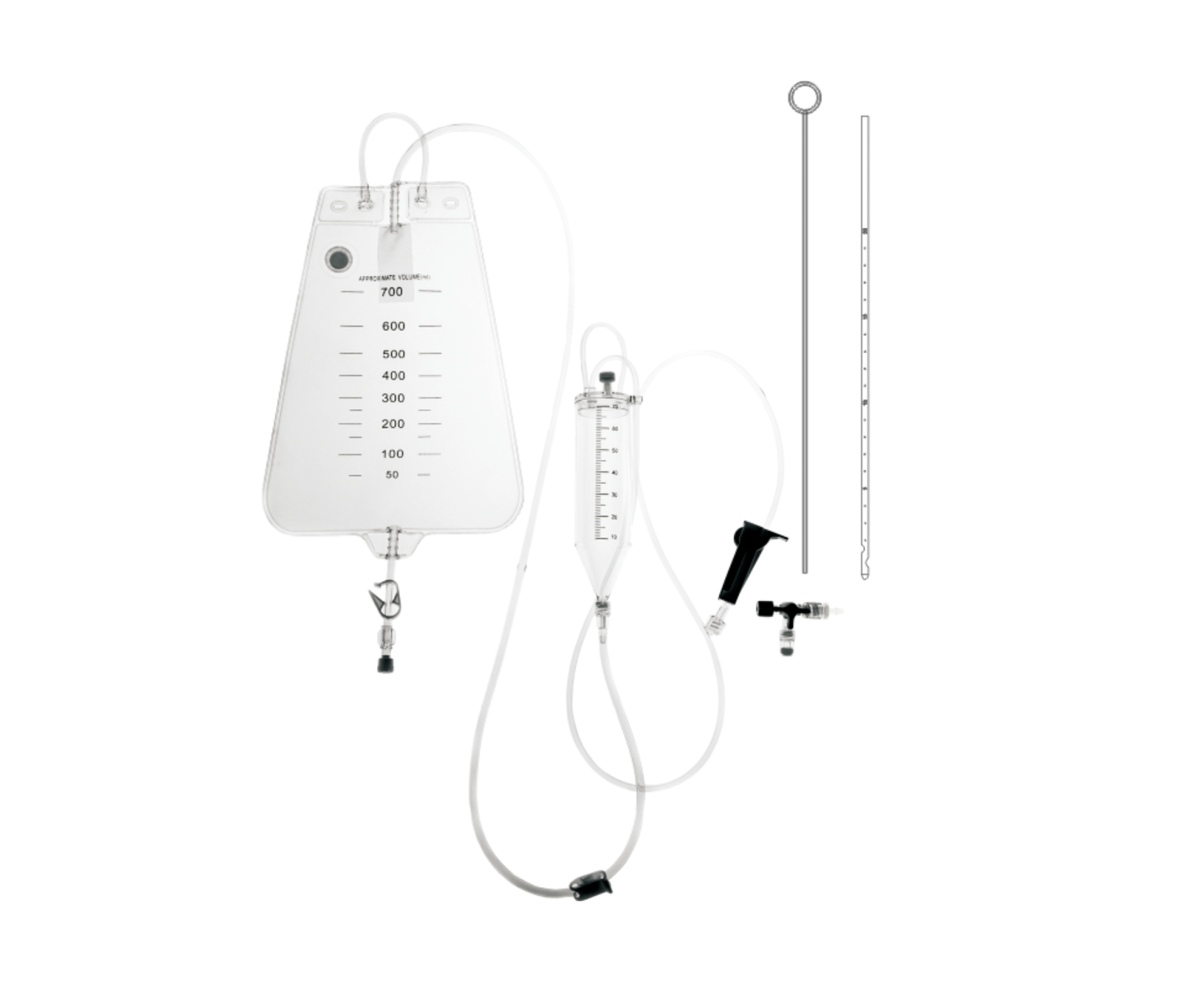 一次性使用顱腦引流管